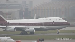 ✈ VPBAT Boeing 747SP Take Off  Hamburg Airport [upl. by Line]