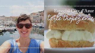 SaintTropez Cannes  Receita da Tarte tropézienne  Especial Côte dAzur [upl. by Egrog]