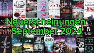 Buch Neuerscheinungen September 2024 [upl. by Akirdnahs]