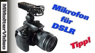 Mikrofon für DSLR  Tipp das Zoom H1 [upl. by Fran]