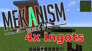 Minecraft Mekanism Tier 3 Ore Processing 4x Ingots per Ore Tutorial [upl. by Iden12]