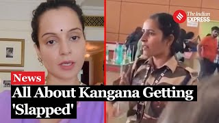 Kangana Ranaut Slapped by CISF Constable at Mohali Airport  Kulwinder Kaur [upl. by Naivat]