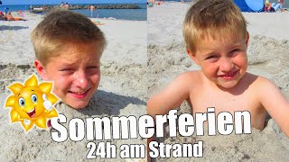 Sommerferien 24h am Strand 🌅 TipTapTube Ash5ive Echtso marieland [upl. by Enieledam290]