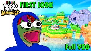 Mario Party Jamboree FIRST LOOK  Full VOD [upl. by Ellehcor]