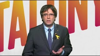 Puigdemont  quotJe vous demande de voterquot [upl. by Ardnazxela]