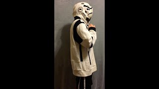 Marc Ecko Stormtrooper Hoodie  Putting On Right View [upl. by Foley814]