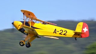 Bücker Jungmann BU 131 APM  Aerobatic Display [upl. by Llerdnek]