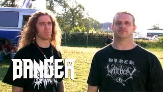 CANNIBAL CORPSES Alex Webster and Corpsegrinder 2004 interview  Raw amp Uncut [upl. by Dincolo71]