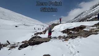 Zero Point Siikkm  North Sikkim  Sikkim  Zero Point 🥶🧊 [upl. by Ashjian]