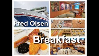 Fred Olsen BALMORAL  Food part 1  Breakfast [upl. by Burrus]