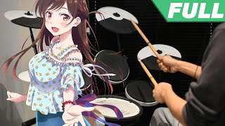 Kanojo Okarishimasu OP Full 【Centimeter センチメートル】by the peggies  Drum Cover [upl. by Mudenihc]