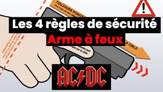 Les 4 règles de sécurité lors de lutilisation dune arme à feu [upl. by Akire6]