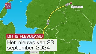 Dit is Flevoland van maandag 23 september 2024  Omroep Flevoland [upl. by Ineslta694]