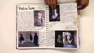 A Level Textiles sketchbook Ageing [upl. by Muir31]