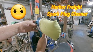 Harbor Freight Spark Plug Cleaner Review 🤔 [upl. by Salta]