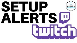 How To Setup Twitch Alerts In OBS  Follower Notifications Tutorial [upl. by Eeniffar]