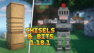 Crea tus ESCULTURAS  Chisels amp Bits  Minecraft 1182  Actualización [upl. by Eadrahs]