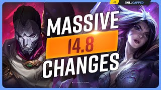 NEW PATCH 148 CHANGES MASSIVE UPDATE  League of Legends [upl. by Bobbette563]