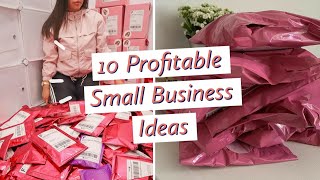 10 Highly Profitable HomeBased Business Ideas💡 [upl. by Juley]