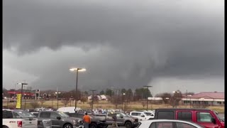 Tornado touches down in in Clarksville Tennessee [upl. by Signe]