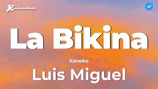 Luis Miguel  La Bikina Karaoke  Instrumental y Letra [upl. by Yssak598]