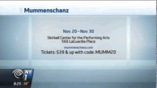 MUMMENSCHANZ  NY1 NEWS [upl. by Mellie796]