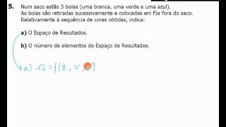 Espaço de Resultados Experiência Aleatória [upl. by Bohlen]