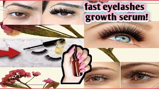 GET LONGER Eyelashes FAST With This Serum rapid lash growth by zaibkayani [upl. by Cagle]