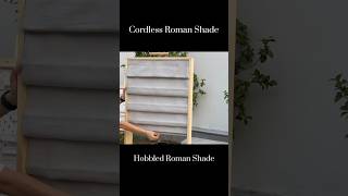 Hobbled cordless roman shadeblinds curtains blindsdesigners homedecor home drapery [upl. by Dirraj]