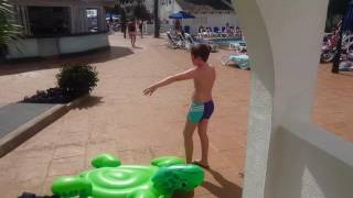 Jack dancing to annoying Spanish holiday resort song [upl. by Villiers238]