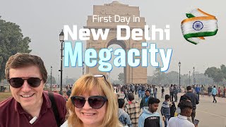 India IN  Day 1 – New Delhi  Our First Impressions of India [upl. by Ecneps851]