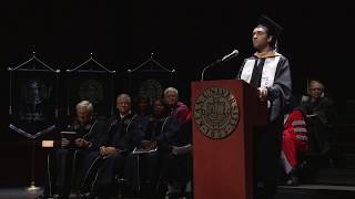 Kean Commencement 2017  Graduate Commencement Student with Distinction Julio Carvalho [upl. by Silas369]