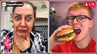 Trolling Vegans On TikTok Live [upl. by Notlem]