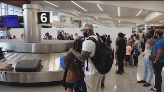 Busy Fourth of July holiday weekend at Atlanta airport [upl. by Eanil935]