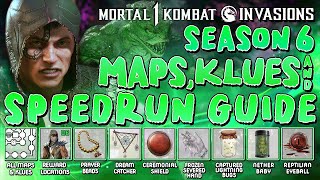 MK1 Season 6 Invasions Ultimate Guide Maps Klues Skins amp Speedrun [upl. by Early]