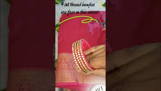 ARTWORLDDIV DM for order threadbangles sarees freebangles youtube shorts bollywood music [upl. by Nageek883]