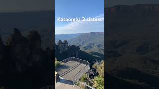 Katoomba 3 sisters bluemountainsaustralia landscapes likeandsubscribe [upl. by Sipple]