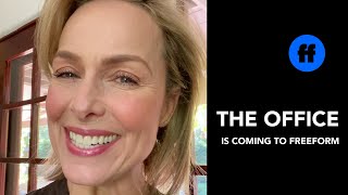 The Office  Melora Hardin Makes an Exciting Announcement  Freeform [upl. by Hindorff983]