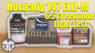 65 Creedmoor  Hornady 147 ELD Match with H4831 SC load test with Ruger Precision Rifle [upl. by Ehrlich]