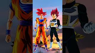 GOKU VS VEGETA  who is strongest shorsfeed goku dragonballsuper anime db [upl. by Handel]