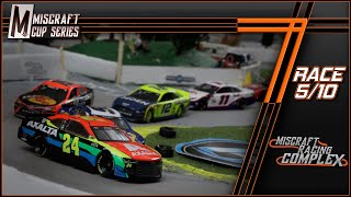 Miscraft Cup Series  S7 R5  Miscraft Racing Complex OVAL NASCAR StopMotion [upl. by Demetris615]