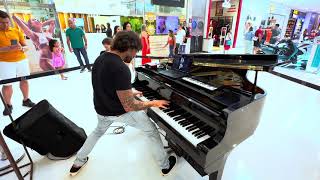 The Weeknd Blinding Lights Piano Shopping Mall [upl. by Avir]