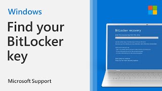 How to find your BitLocker recovery key  Microsoft [upl. by Hairym177]