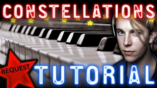 TOM ODELL  Constellations  PIANO TUTORIAL Video Learn Online Piano Lessons [upl. by Analed766]