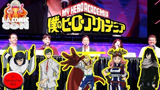 LA Comic Con 2021 My Hero Academia Panel [upl. by Maryanna]