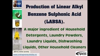 Production of Linear Alkyl Benzene Sulphonic Acid LABSA [upl. by Llenehs]