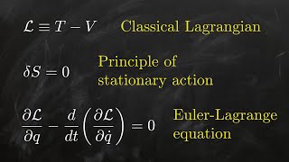 Lagrangian Mechanics I Introducing the fundamentals [upl. by Lenka]