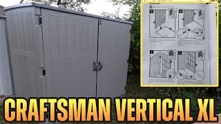 Craftsman Shed Step By Step Guide  Vertical XL [upl. by Darsey]