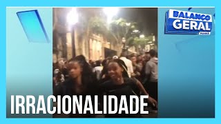 Tumulto interrompe show dos Racionais MC’s no centro de São Paulo [upl. by Rizas781]