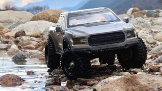 110 Scale RC Car  Traxxas TRX4 F150 Raptor Offroad Driving 5 [upl. by Nyrmac664]